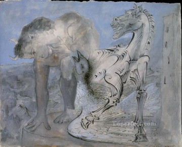 Fauna equina y avifauna 1936 Pablo Picasso Pinturas al óleo